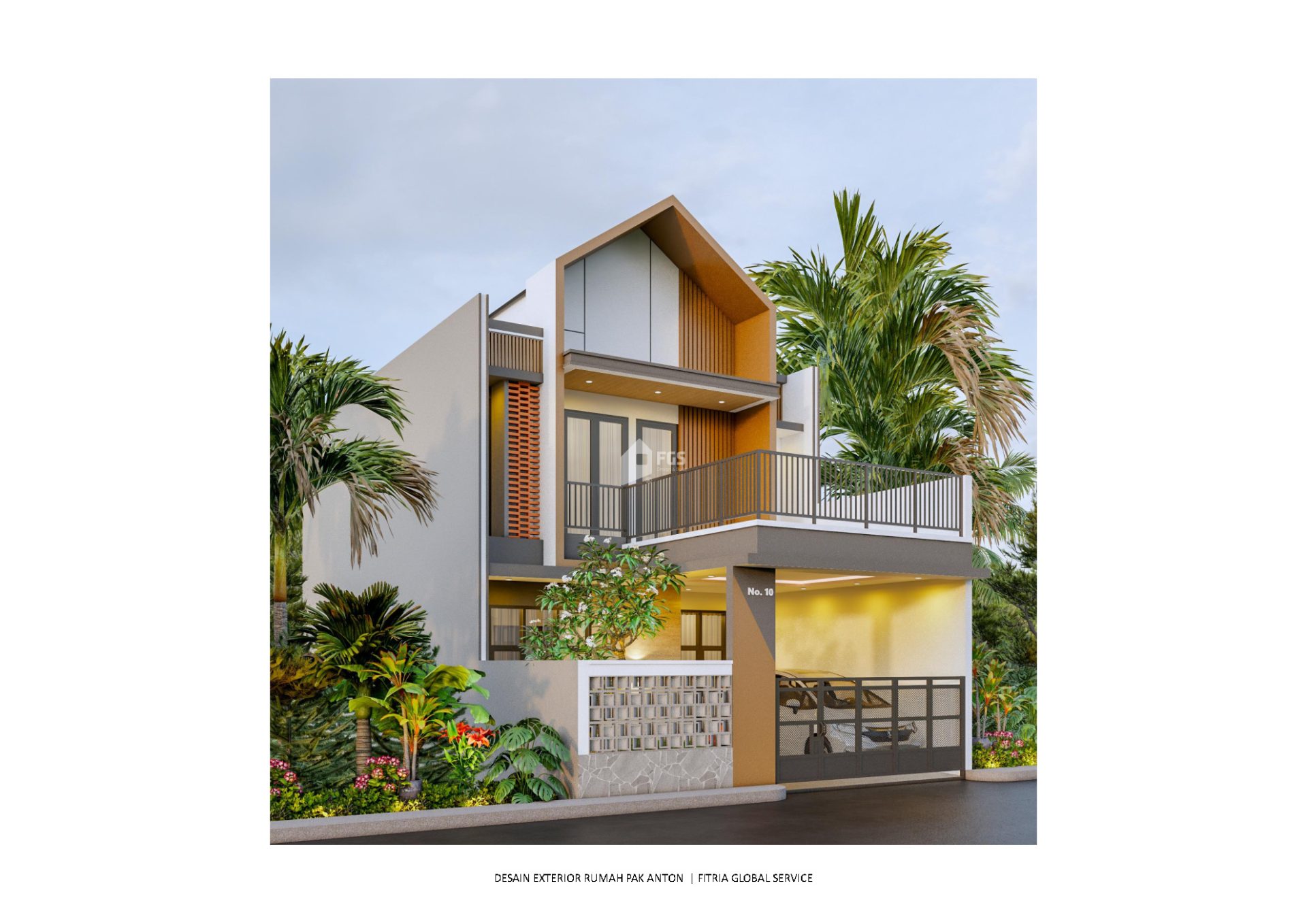 Desain Rumah Pak Anton - FGS Contractor